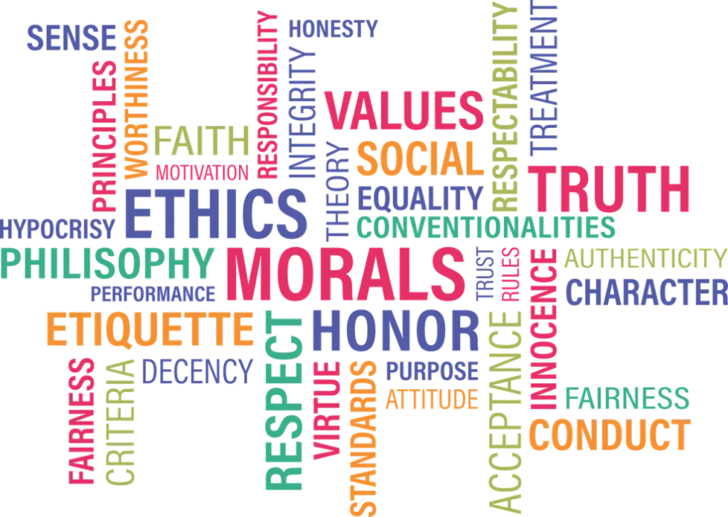 Visual campaign promoting social values in students at school