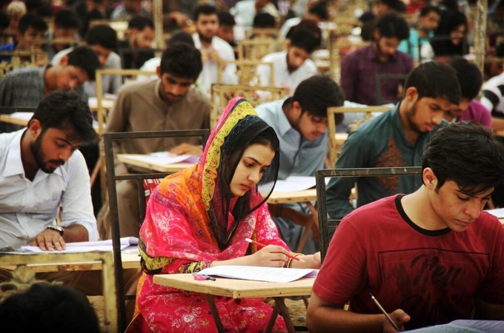 Students in Peshawar protest MDCAT paper errors and demand rechecking for fair results