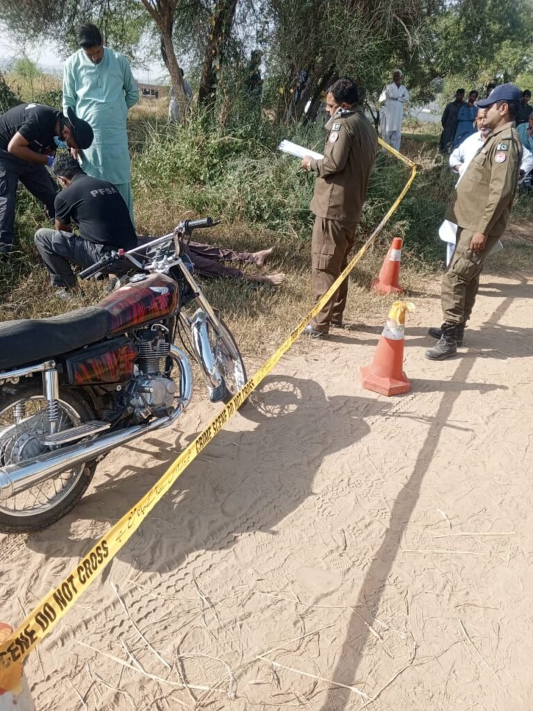Police investigate scene where 29-year-old man found strangled in Chakwal