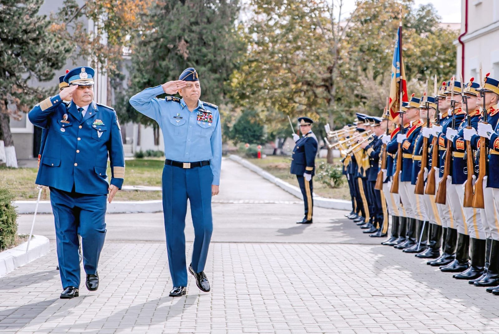 Air Chief calls on Chief of Romanian Air Force Staff during official visit to Romania