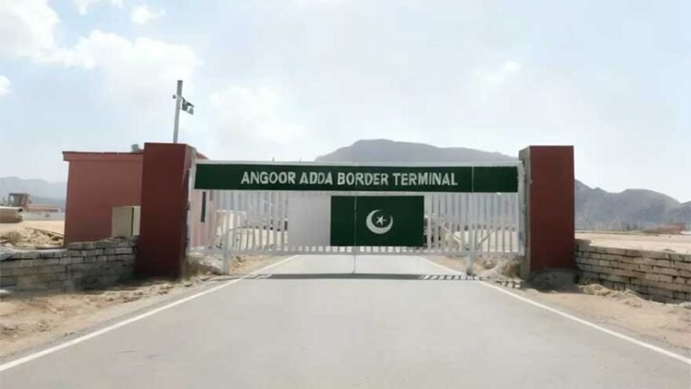 Angoor Adda Border Terminal building with customs and logistics infrastructure in South Waziristan