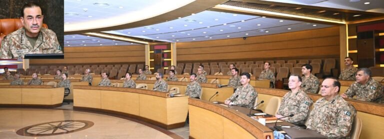 COAS Field Marshal Asim Munir chairs Corps Commanders’ Conference at GHQ Rawalpindi