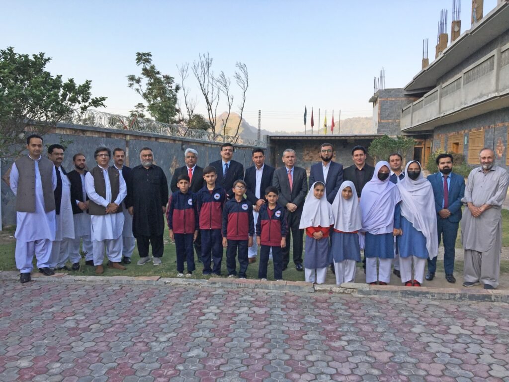 MD BoK Inuagurates Bank of Khyber Auditorium at Khpal Kor Hasan Raza inaugurating Bank of Khyber Auditorium at Khpal Kor Village.