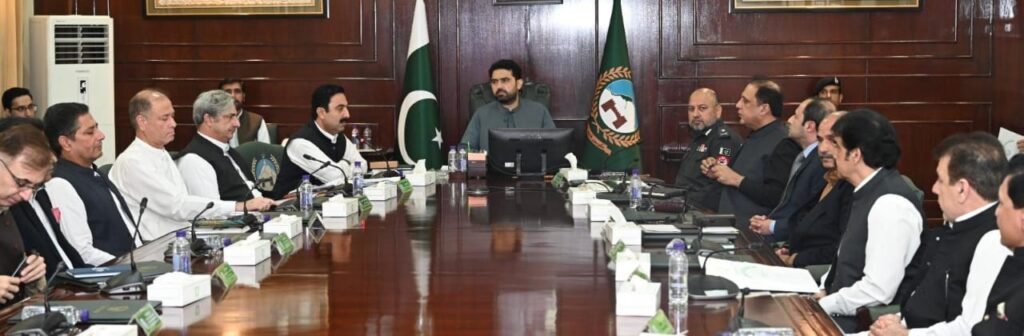 CM Sohail Afridi chairs first official meeting in Peshawar