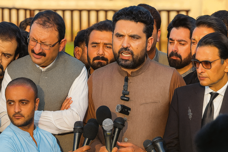 Khyber Pakhtunkhwa Chief Minister Sohail Afridi ends sit-in near Adiala Jail after being denied meeting with Imran Khan.