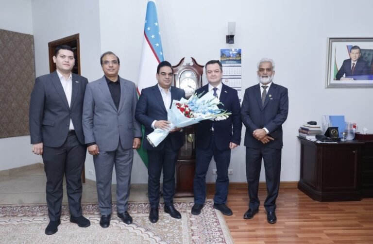 ICCI delegation meets Uzbek Ambassador Alisher Tukhtaev to discuss Pakistan Uzbekistan trade ties