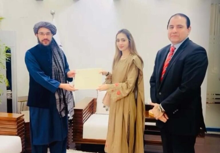 Ambassador Misbah Khar meets Afghan envoy Sardar Ahmad Shakib in Islamabad to discuss the Inter-Parliamentary Speakers’ Conference.