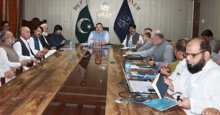 Madyan Hydropower Project Meeting Highlights Development and Environmental Concerns Madyan Hydropower Project review meeting chaired by Deputy Commissioner Swat