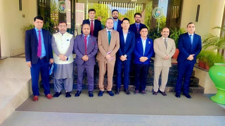 Malaysian delegation discussing Pakistan’s engineering technology accreditation review under Sydney Accord