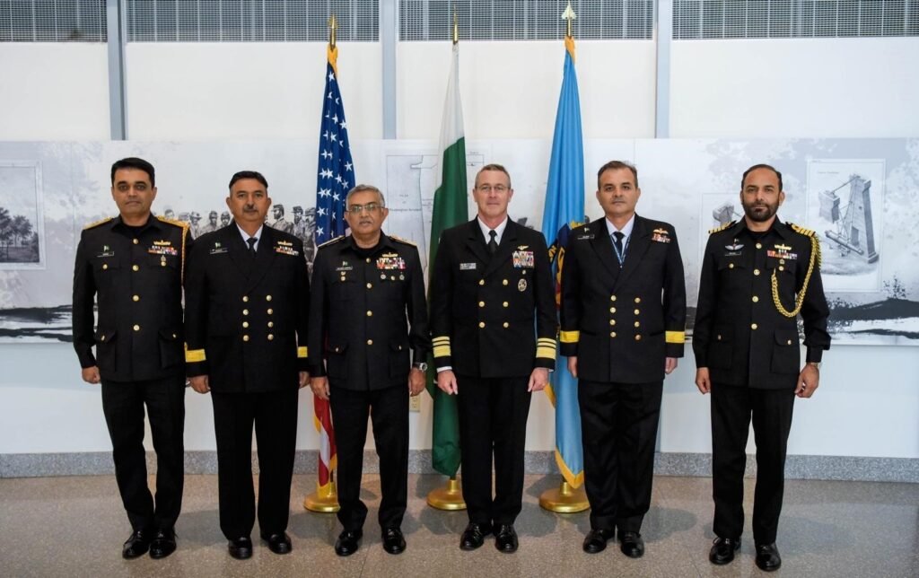 Naval Chief visits United States to boost maritime cooperation Admiral Naveed Ashraf meeting US naval officials to strengthen Pakistan–US maritime cooperation