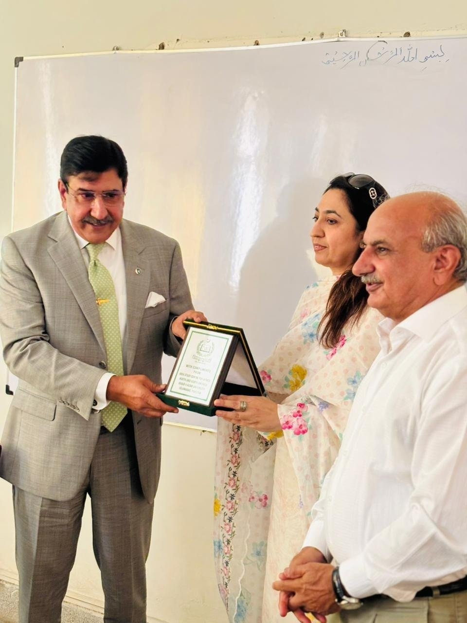 No Plan B for climate action as there is no Planet B: General Hayat Calls for Urgent Climate Action at ASC, QAU Seminar