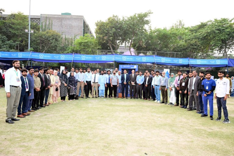 Visitors explore PAEC pavilion at Lahore Science Mela 2025 featuring nuclear and health innovations