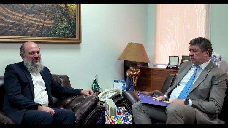 Federal Minister Jam Kamal Khan meets EU Ambassador to discuss GSP and trade cooperation