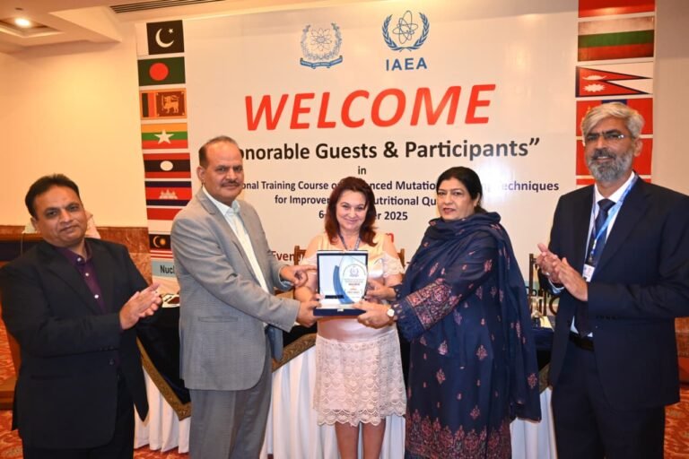 IAEA experts and scientists attend nuclear-aided crop improvement training at NIAB Faisalabad
