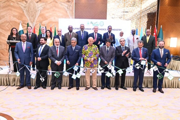 Delegates at the Business Africa Trade Forum in Islamabad discussing Pakistan–Africa trade cooperation