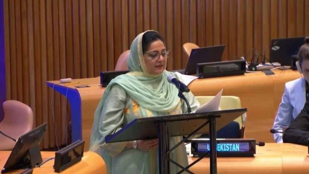 Senator Anusha Rehman Champions Equity at Global Dialogue on AI Governance Senator Anusha Rehman speaking at UN launch of Global Dialogue on AI Governance