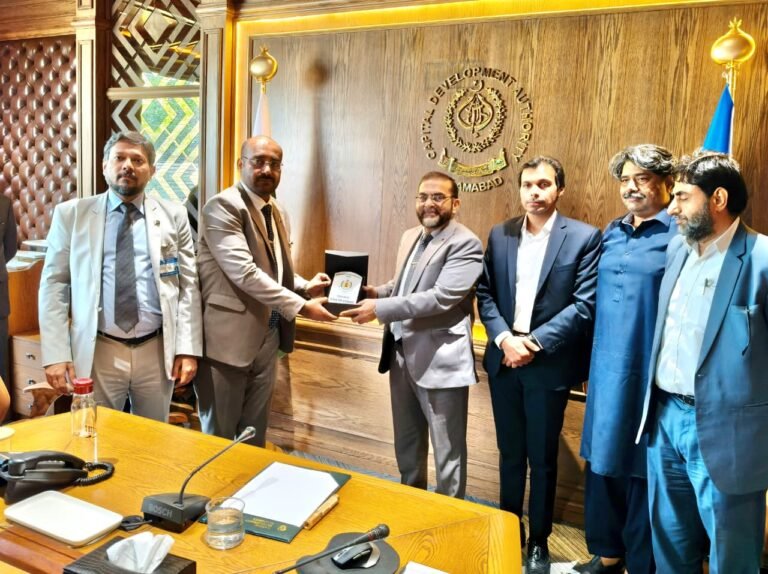 Senior Management Course officers during briefing at CDA Headquarters Islamabad