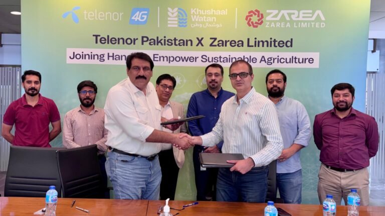 Telenor Pakistan digital agriculture partnership promoting sustainable farming innovation