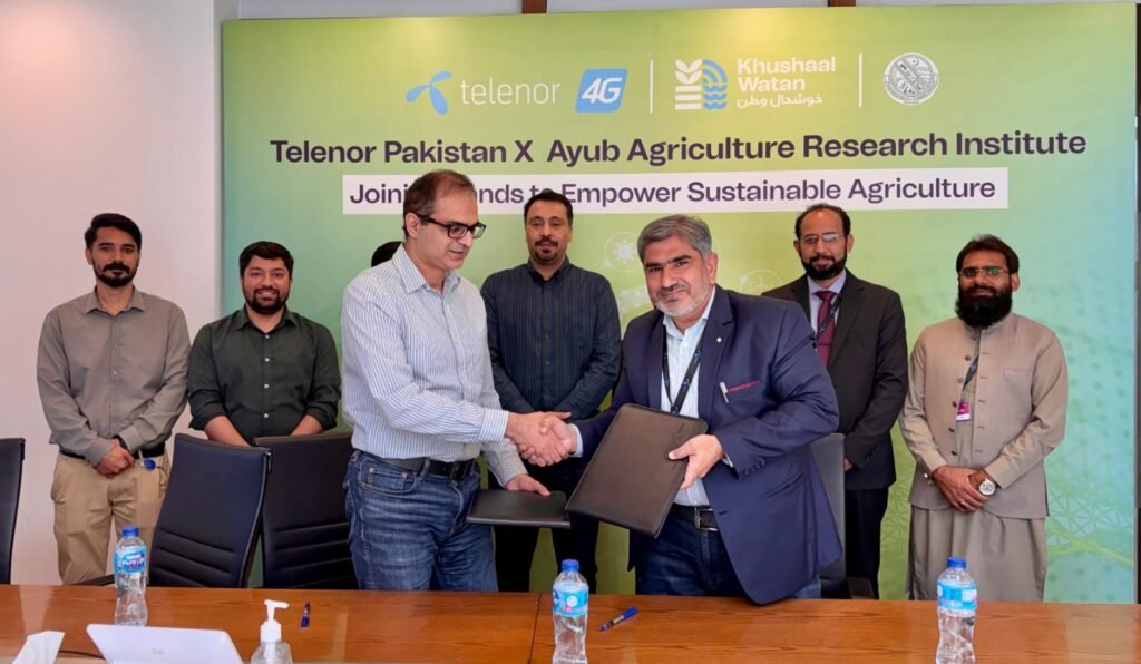 Telenor Pakistan and AARI sign partnership to modernize agriculture in Punjab