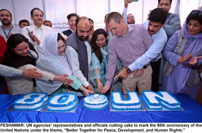 UN agencies commemorate 80 years of peace and development at United Nations Day 2025 event in Peshawar