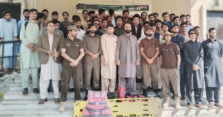 University of Shangla Hosts Disaster Management Training Session Disaster management training session at University of Shangla