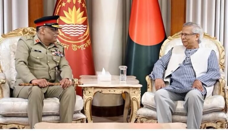 General Sahir Shamshad Mirza meeting Bangladesh military leaders during official visit