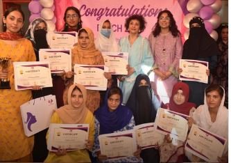 Digital Skills Training Empowers 70 Girls at Aurattech Graduation