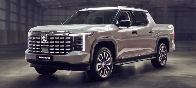 MG U9 pickup truck launched in Pakistan with diesel engine, 4×4 capability, and premium features