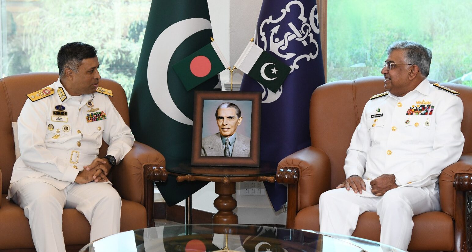 Bangladesh Navy delegation strengthens cooperation with Pakistan Naval Chief
