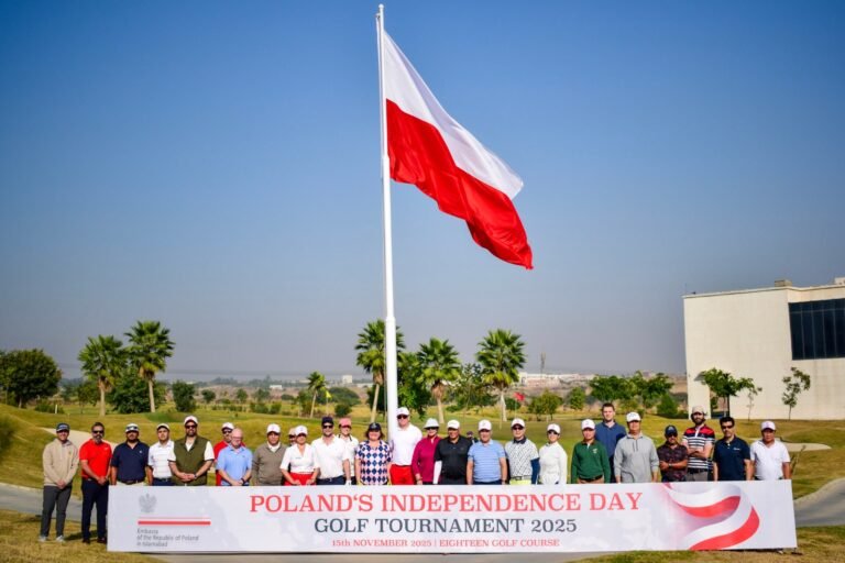 Poland Independence Day golf tournament at The Club at Eighteen Islamabad with diplomats and dignitaries