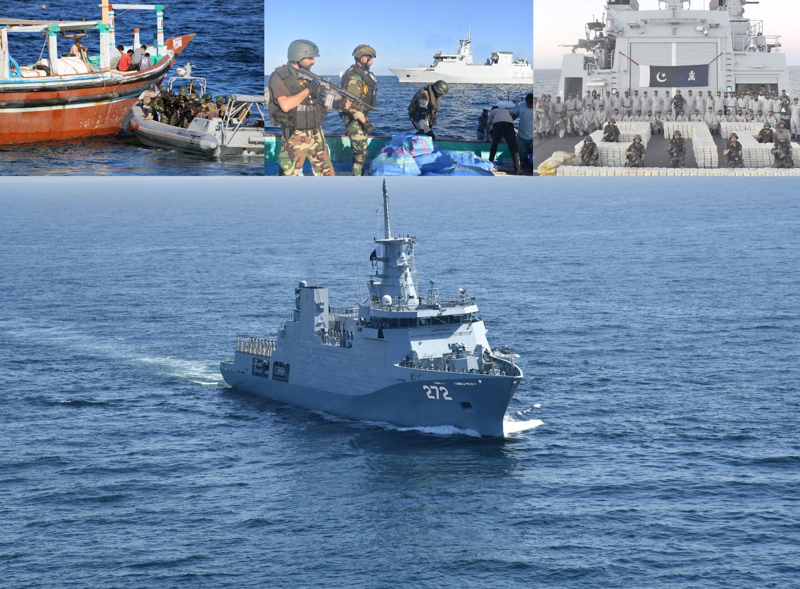 PAKISTAN NAVY SCORES A MASSIVE DRUG BUST WORTH 130 MILLION USD IN ARABIAN SEA