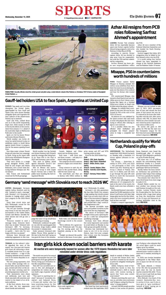 Sports 19-11-2025
