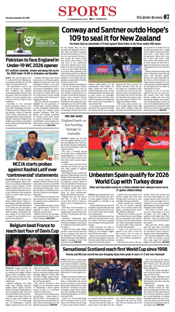 Sports 20-11-2025