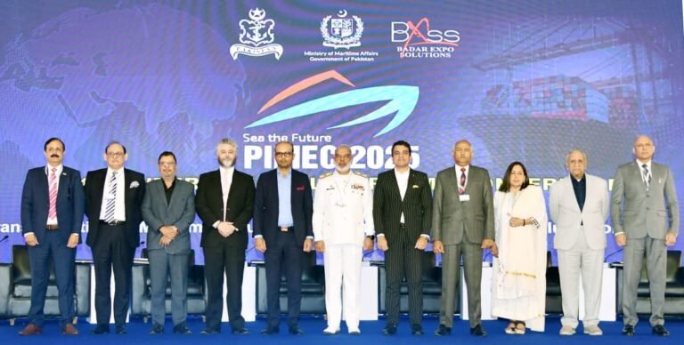 Blue Economy Pakistan conference at Karachi Expo Centre with global maritime experts and policymakers