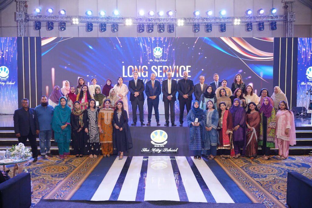 The City School Southern Region Long Service Awards 2025 ceremony celebrating employee loyalty and excellence
