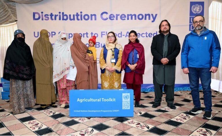 UNDP supporting climate-resilient flood recovery in Pakistan