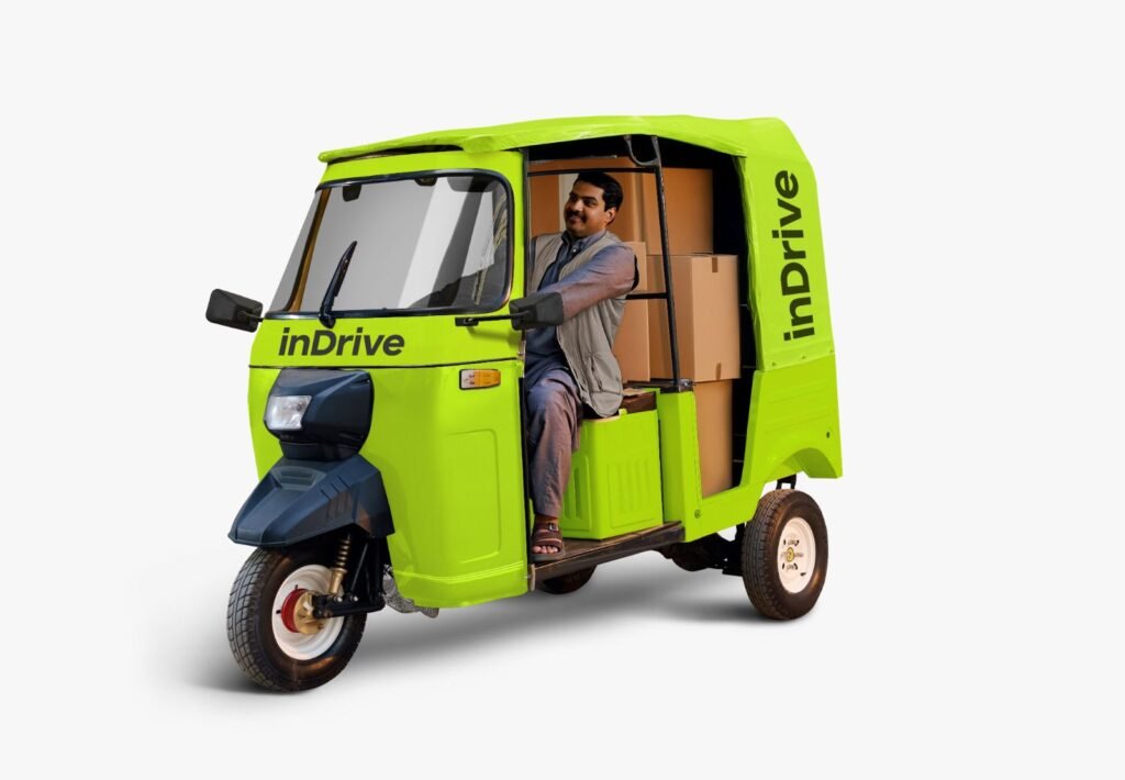 inDrive Unveils Affordable Rickshaw Delivery Service in Lahore and Karachi inDrive rickshaw delivery service Lahore Karachi