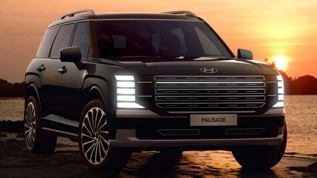 Hyundai Palisade displayed as a premium SUV ahead of its Pakistan launch.