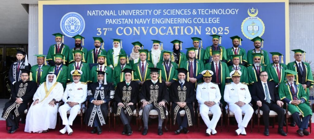 37th CONVOCATION OF NUST - PAKISTAN NAVY ENGINEERING COLLEGE (PNEC) HELD IN KARACHI NUST-PNEC 37th convocation ceremony at Bahria Auditorium Karachi