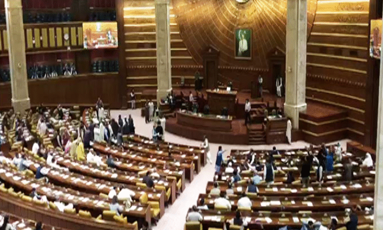 Punjab Assembly session during debate on resolution against PTI founder Imran Khan