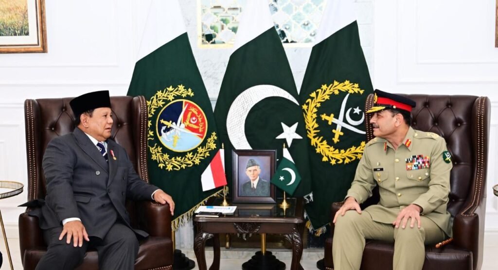 Asim Munir meets Indonesian President Prabowo Subianto in Islamabad for defence talks