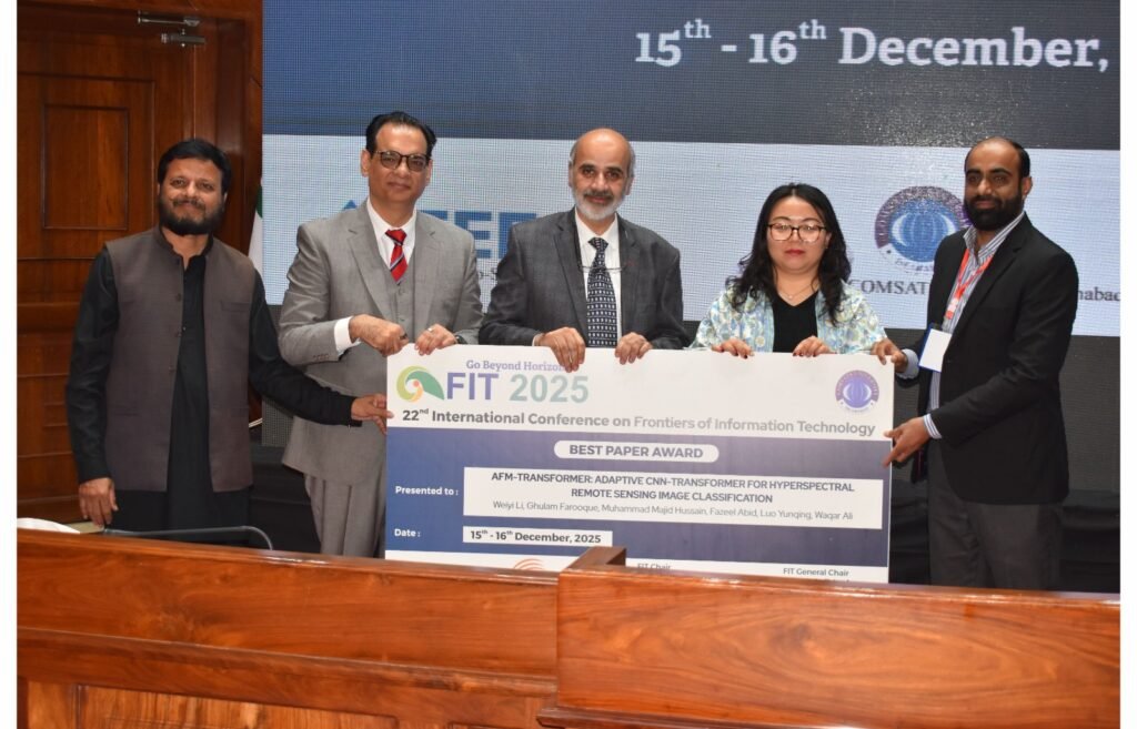 Researchers attending the Frontiers in Information Technology conference at COMSATS University Islamabad
