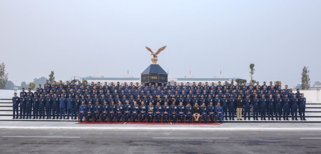 Graduation ceremony at PAF Academy Asghar Khan with cadets from Pakistan and Saudi Arabia