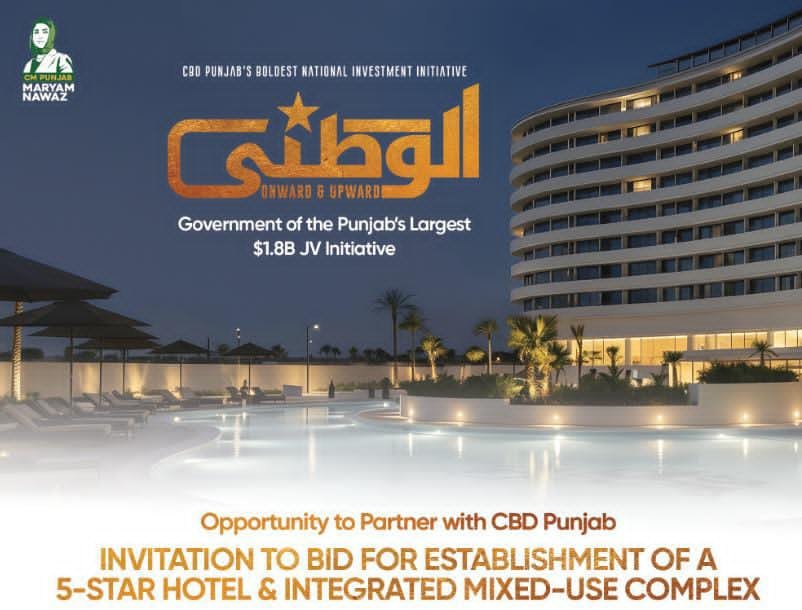 CBD Punjab Unveils Pakistan’s First Five-Star Hotel Opportunity