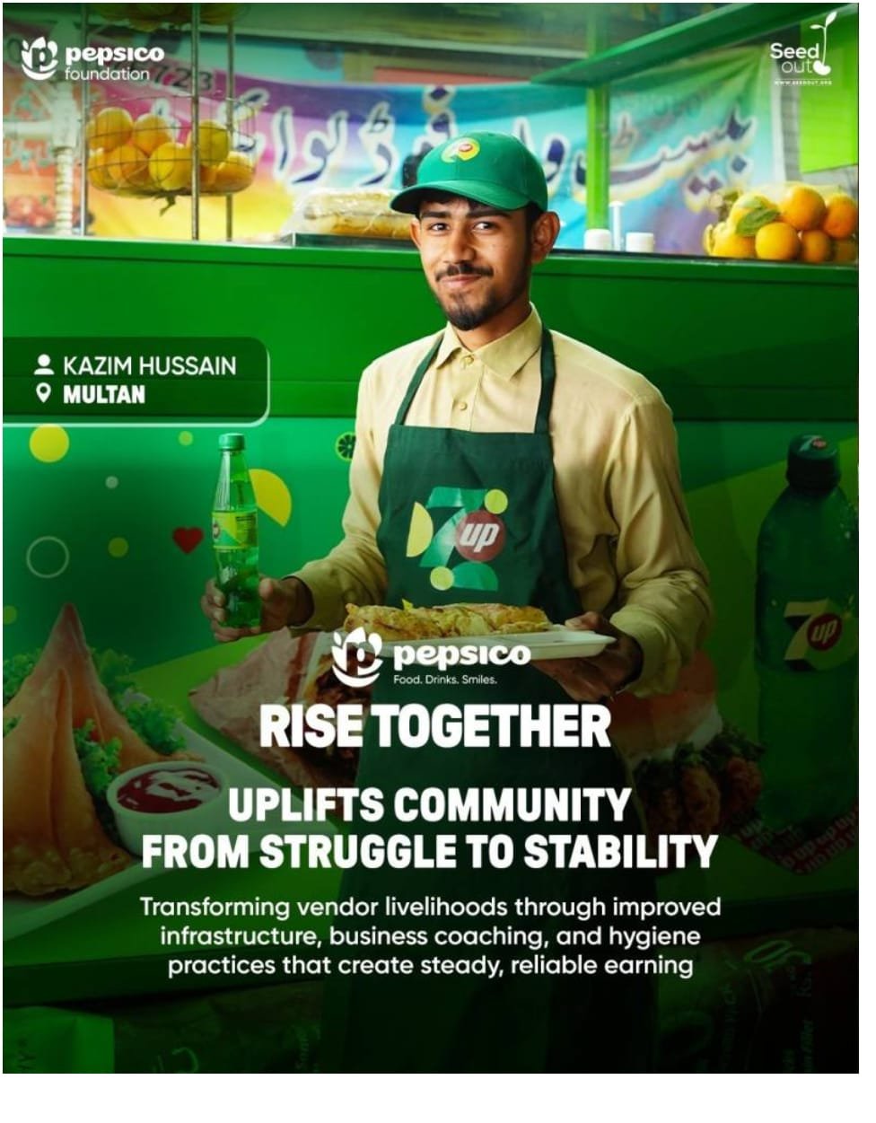 PepsiCo Launches PepsiCo Rise Together Initiative in Pakistan to Help Rebuild Livelihoods for Flood-Affected Food Cart Vendors