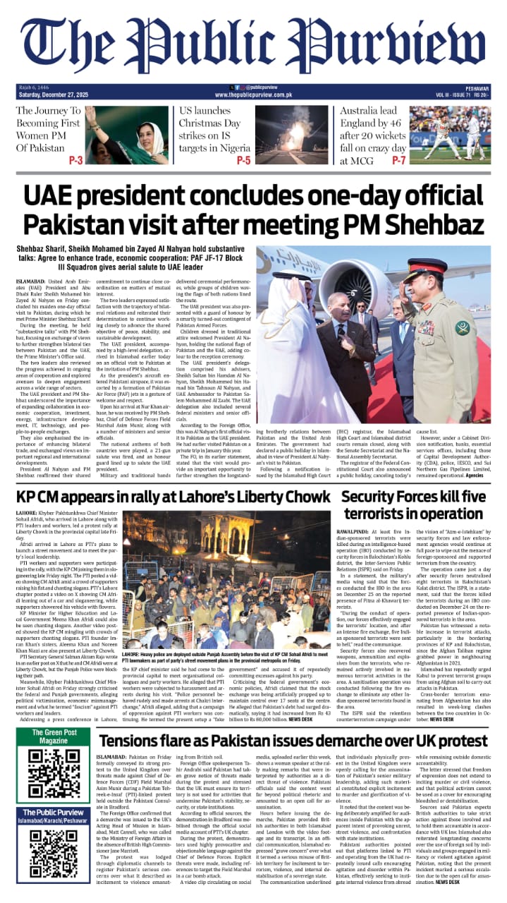 27-12-2025 Peshawar