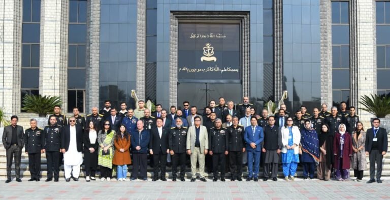 Marsew-8 participants during a visit to Naval Headquarters in Islamabad.