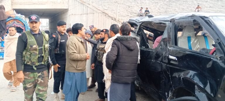 Rescue operation after passenger coach accident on Swat Motorway near Chakdara