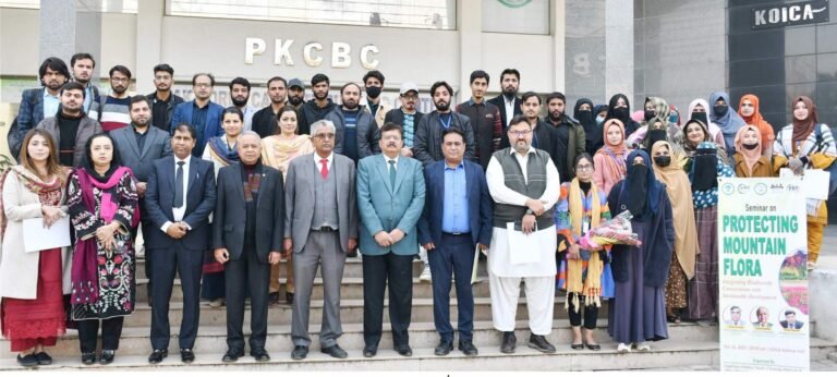 International Mountain Day seminar on mountain flora conservation at PMAS-AAUR