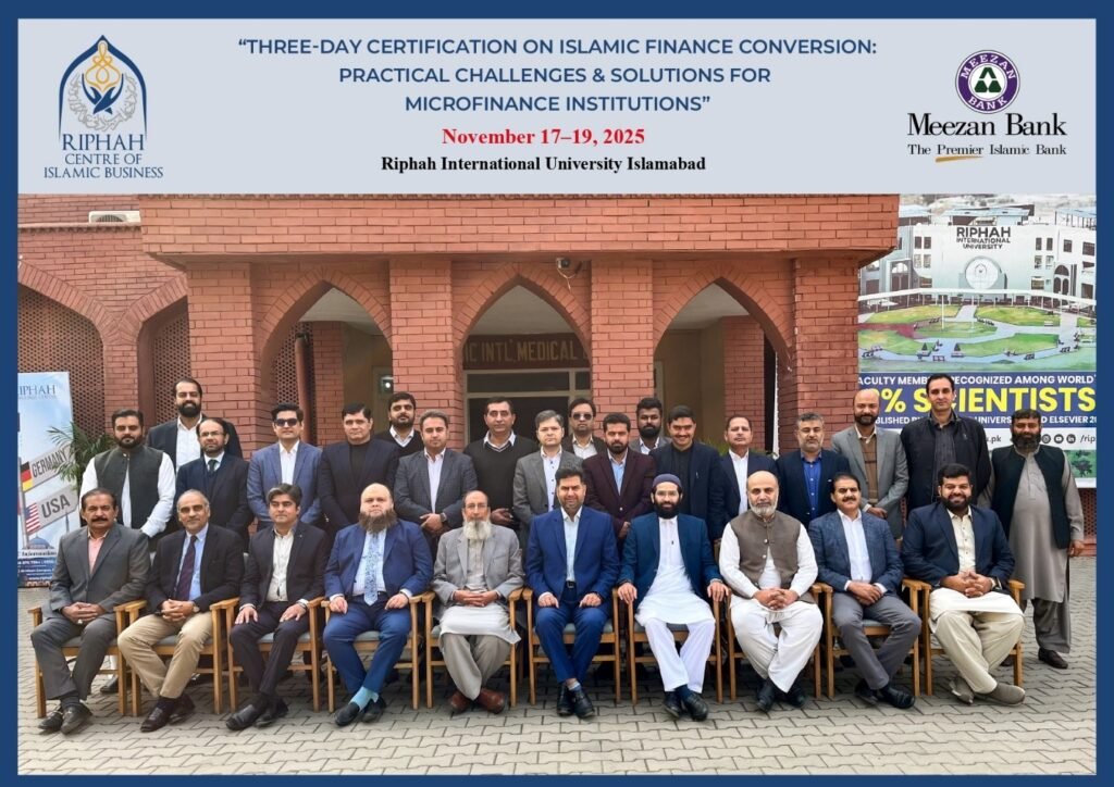 Participants attend a training session on Islamic finance conversion in Islamabad.